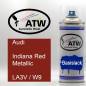 Preview: Audi, Indiana Red Metallic, LA3V / W9: 400ml Sprühdose, von ATW Autoteile West.